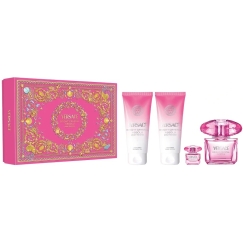 Versace Bright Crystal Absolu gift set for women (EDP, 90 ml + shower gel, 100 ml + body lotion, 100 ml + EDP, 5 ml)