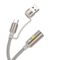 USB A / USB C kabelis cigarečių uždegikliui Hoco 0,3 m UA38B auksinis