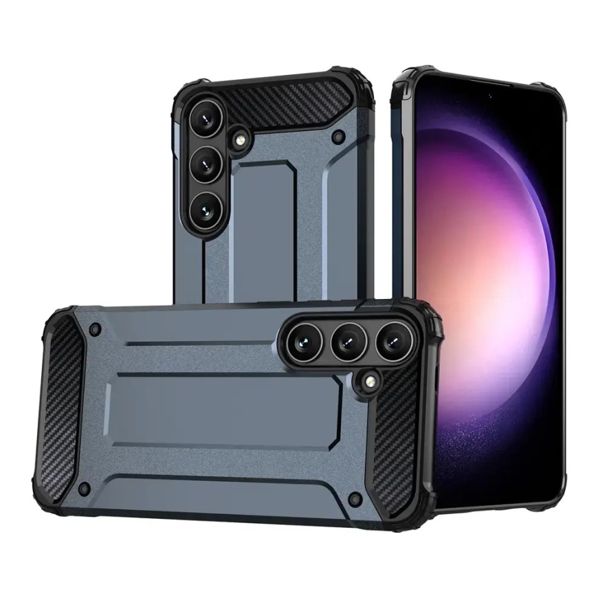 Hybrid Armor telefoni ümbris Samsung Galaxy S25 (S931) sinine