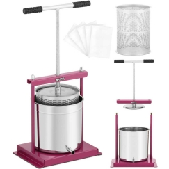 Royal Catering Augļu sulu spiede, vīna spiede, 12 l + 5 maisiņi