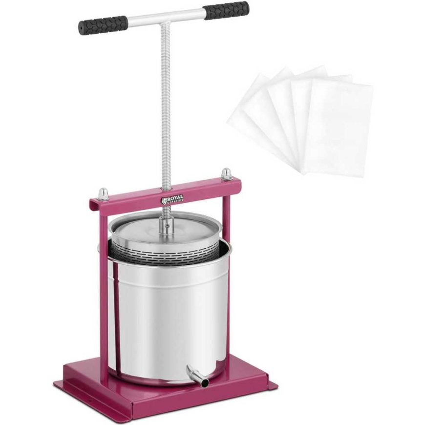 Royal Catering Augļu sulu spiede, vīna spiede, 12 l + 5 maisiņi – 2