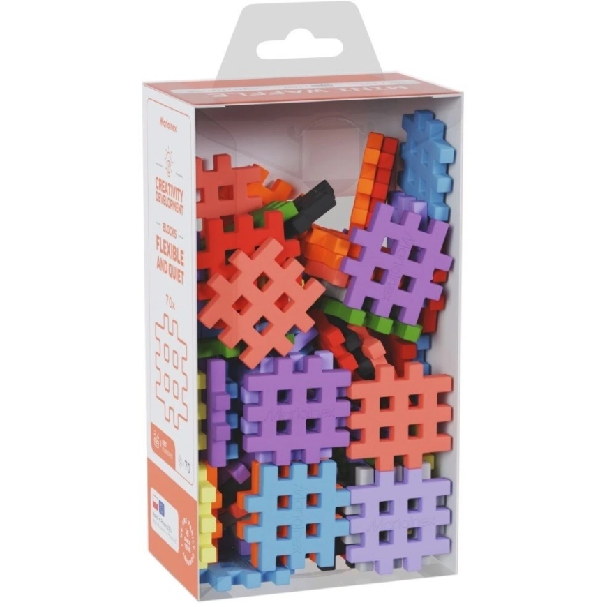 Marioinex *****Konstruktoriaus kaladėlės waffle mini 70 vnt. raštas 2 09027