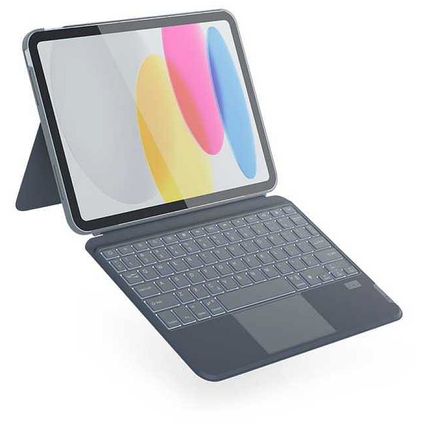 EPICO Клавиатура с чехлом для Apple iPad 10,2" - Черный/Серый