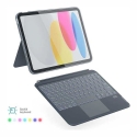 EPICO-näppäimistö kotelolla Apple iPad 10,2" - Musta/Harmaa EPICO-näppäimistö kotelolla Apple iPad 10,2" - Musta/Harmaa