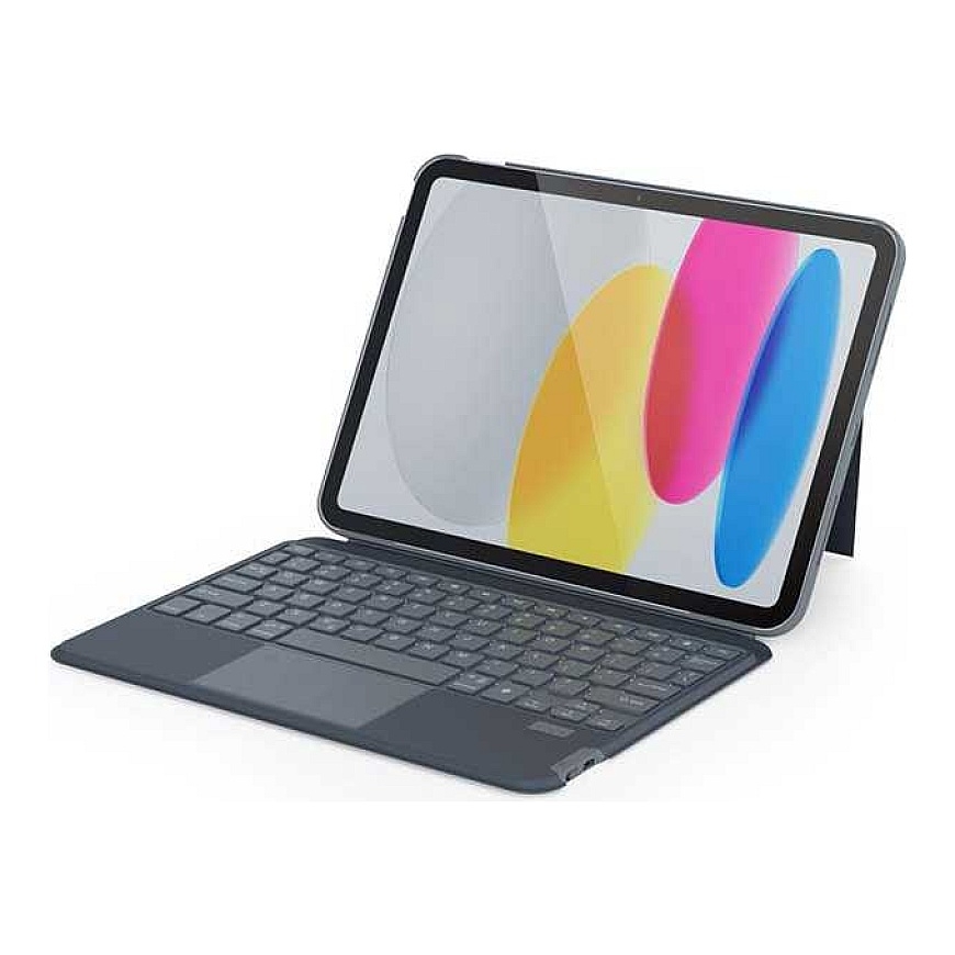 EPICO Keyboard with case for Apple iPad 10,2" - Juodas/pilkas – 3