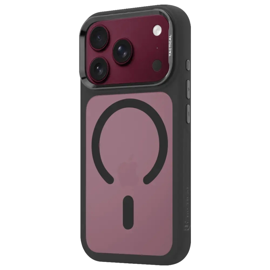 Tactical MagForce Hyperstealth 3.0 telefono dėklas su MagSafe palaikymu iPhone 17 Pro | iPhone 18 Pro juodas