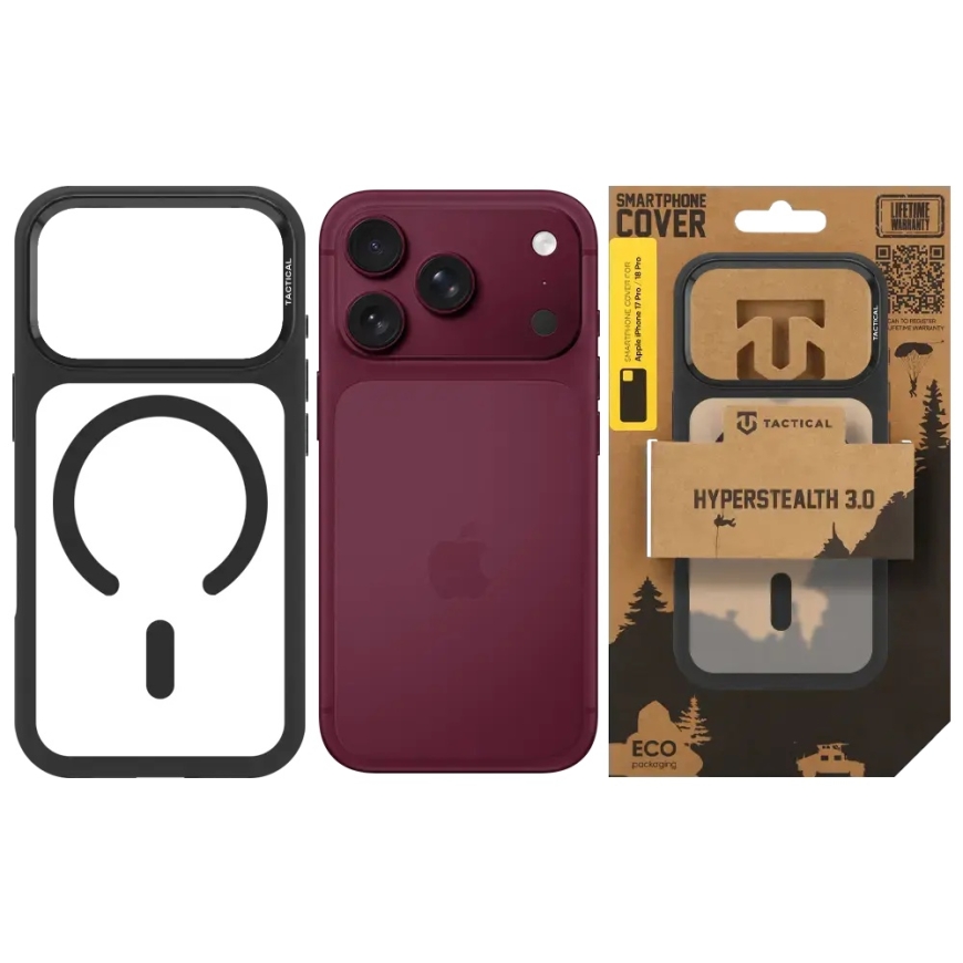Tactical MagForce Hyperstealth 3.0 чехол с поддержкой MagSafe для телефона iPhone 17 Pro | iPhone 18 Pro чёрный – 5