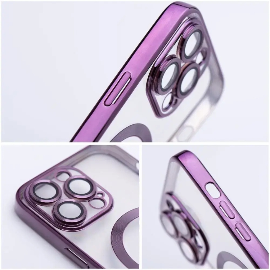Electro Mag чехол с поддержкой MagSafe для телефона iPhone 17 фиолетовый – 3