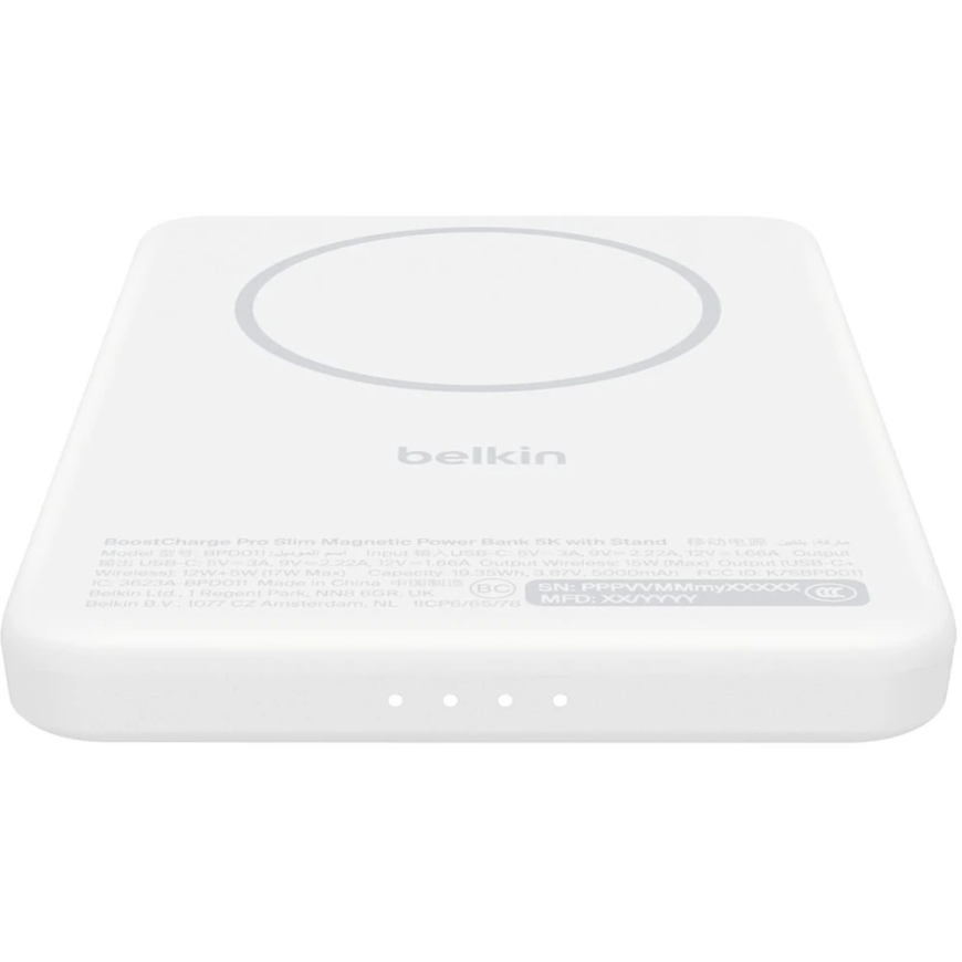 Belkin BoostCharge magnetinis belaidis powerbankas 5000 mAh, 15 W, Qi2, BPD011hqWH