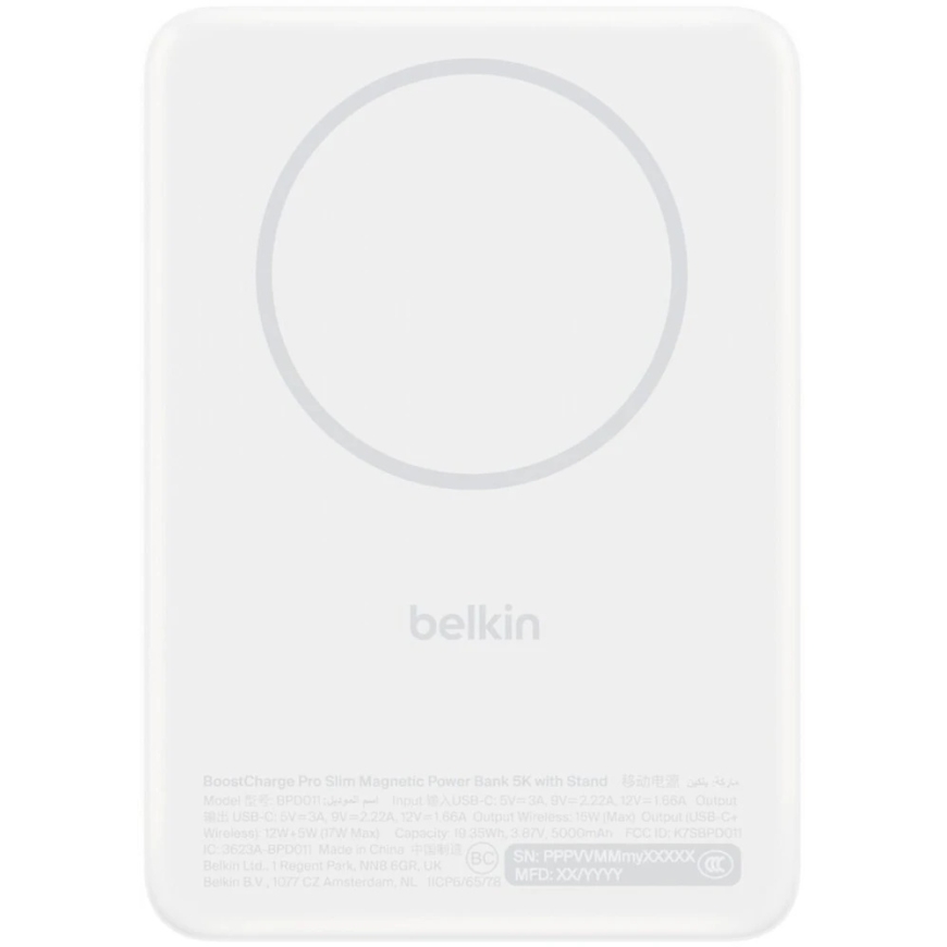 Belkin BoostCharge magnetic wireless power bank 5000 mAh, 15 W, Qi2, BPD011hqWH – 4