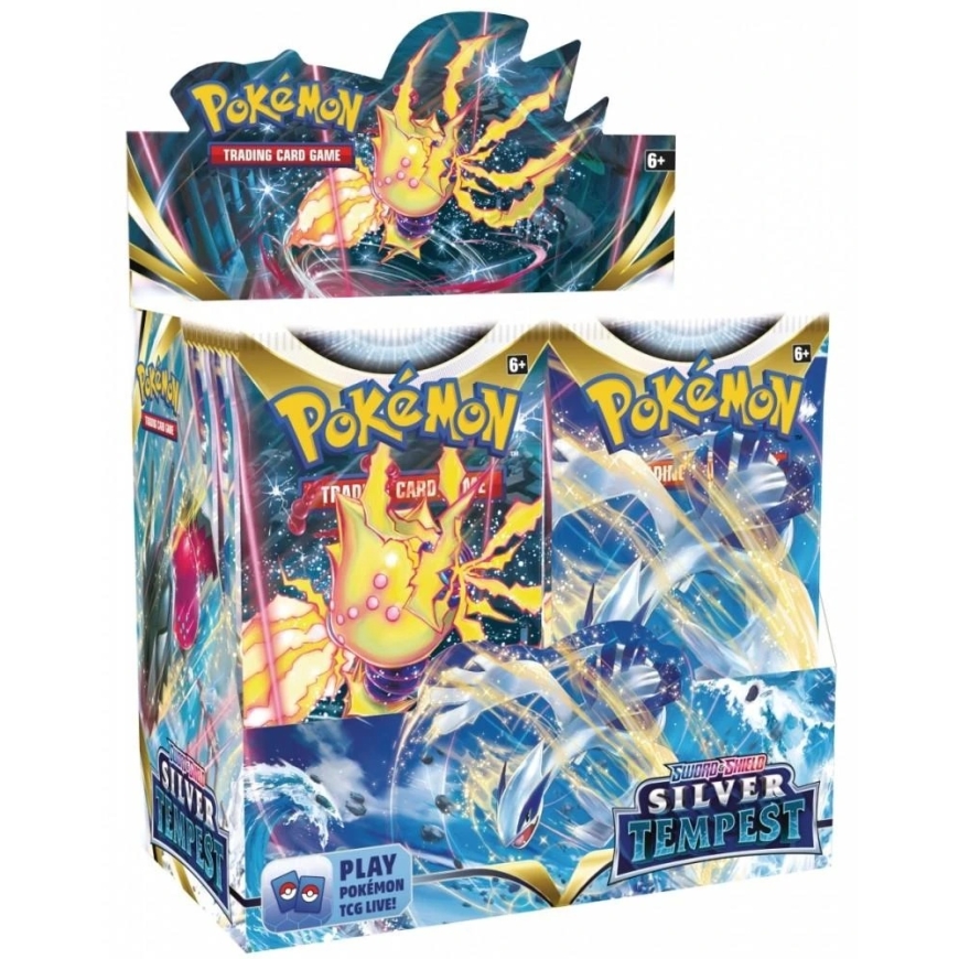 Pokemon TCG – Sword & Shield 11 – Sidabrinis Tempest Booster Box (36 vnt. Booster Packs)