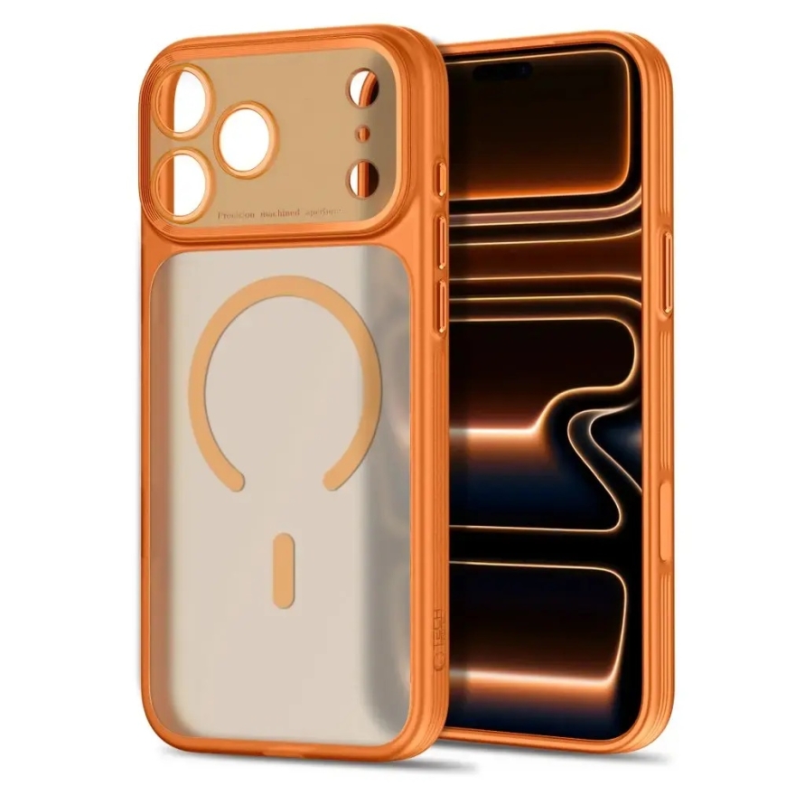 TECH-PROTECT MAGPRIME phone case with MagSafe support for iPhone 17 Pro Max | iPhone 18 Pro Max orange – 2