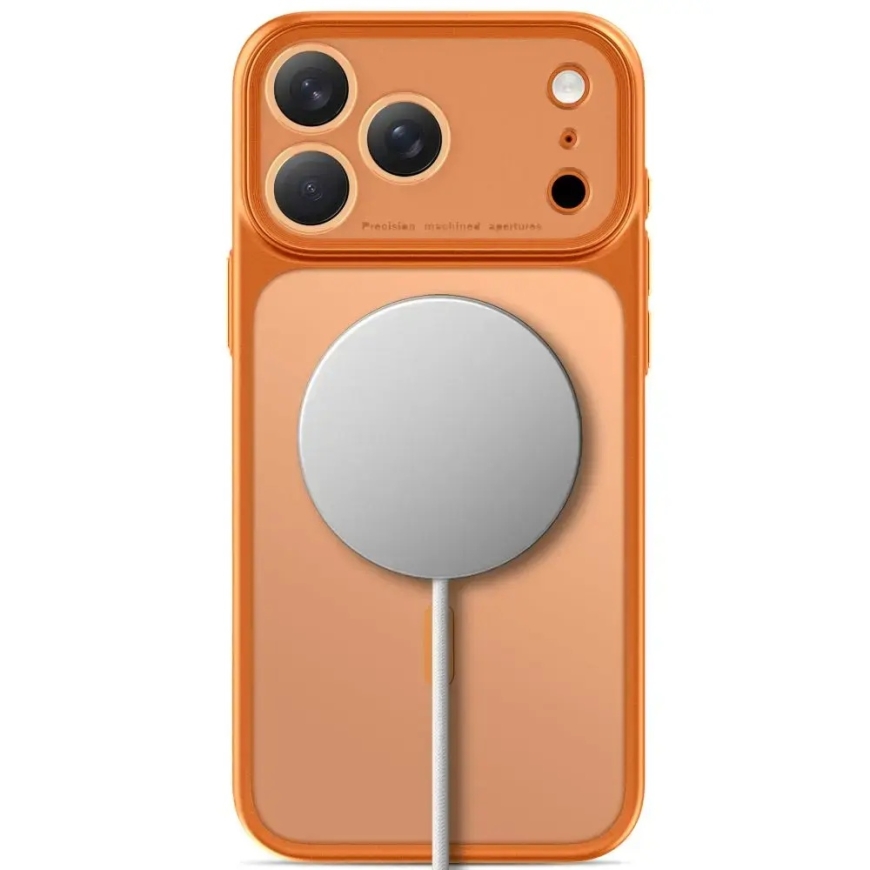 TECH-PROTECT MAGPRIME maciņš ar MagSafe atbalstu telefonam iPhone 17 Pro Max | iPhone 18 Pro Max oranžs – 4