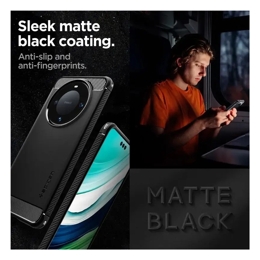 Spigen Rugged Armor, juodas - Huawei Mate 60 Pro – 2