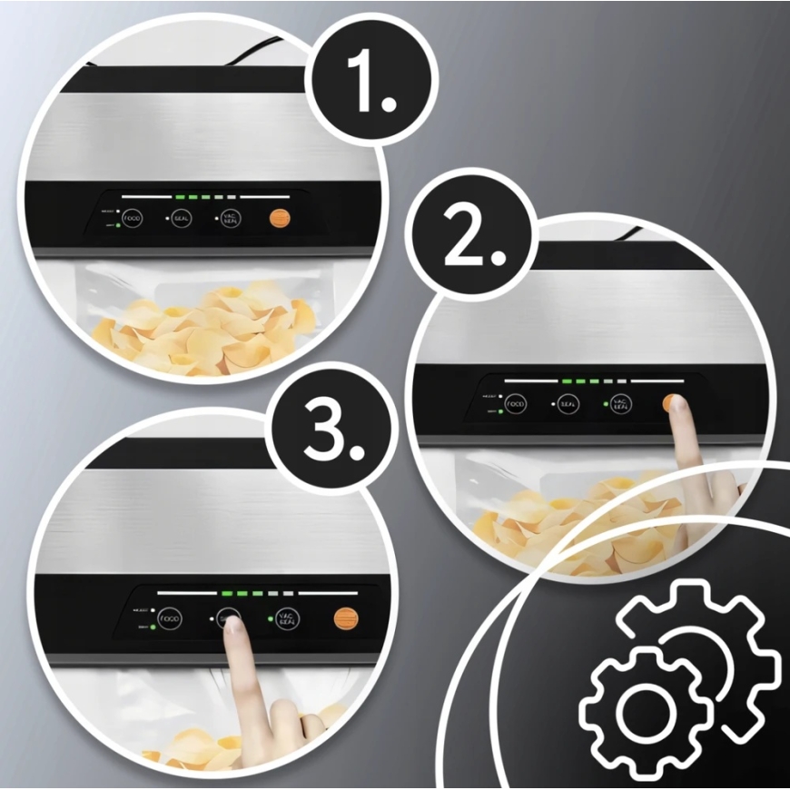 SealPro Automatic Vacuum Packing Machine, 110W – 4