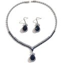 Trolley Charming Jewelry Set with Zirconias (Necklace, Earrings) Trolley Charming Jewelry Set with Zirconias (Necklace, Earrings)