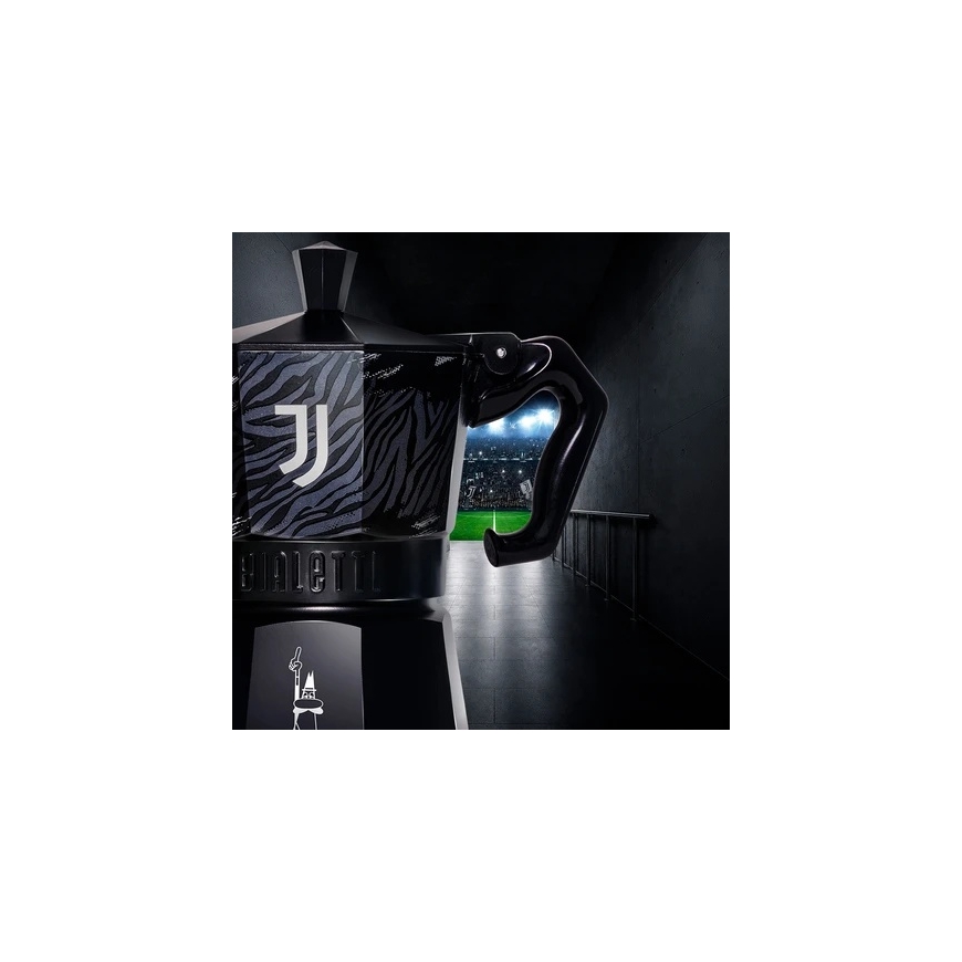 Bialetti Moka Express Juventus 3TZ (150 мл) черный и белый – 2