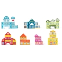 WOODYLAND Puidust linna komplekt 115 tk 92140 21409
