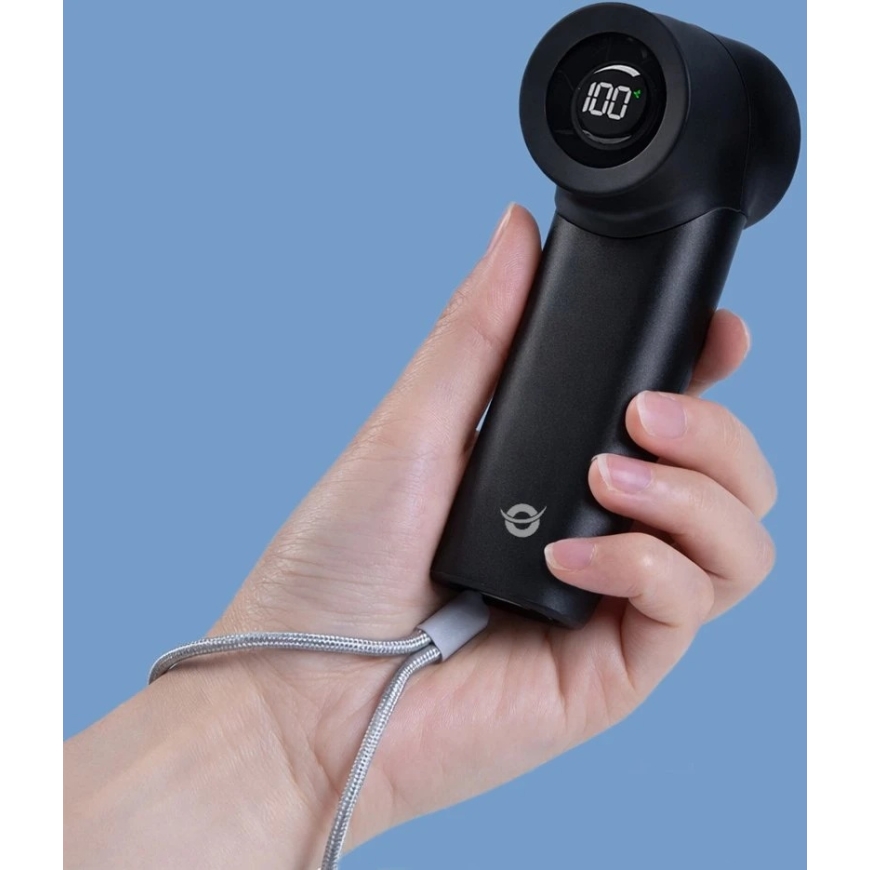 Carruzzo Conceptronic AERIVA02B isiklik käeshoitav pihusti ja (või) ventilaator Must käeshoitav ventilaator – 3
