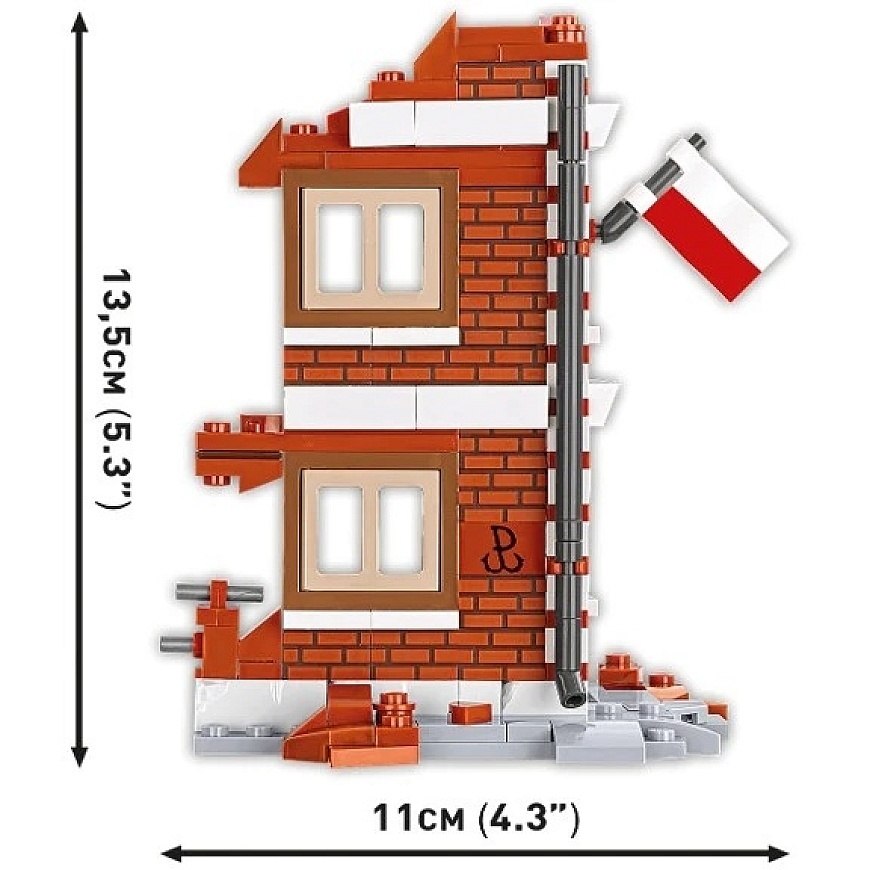 Cobi Konstrukciju klucīši Goliath kontrolējama mīna no Varšavas sacelšanās 311 daļas – 4