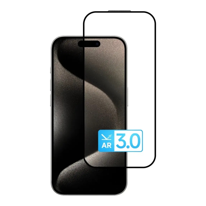 Tel Protect 10X AR 3.0 AntiReflective Titanium -lasi iPhone 15 Pro Max -puhelimelle – 2