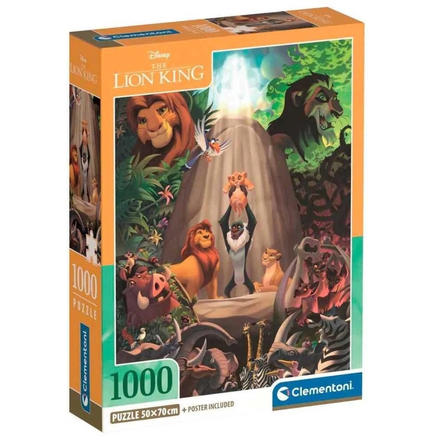 Clementoni Пазл 1000 шт. - Король Лев