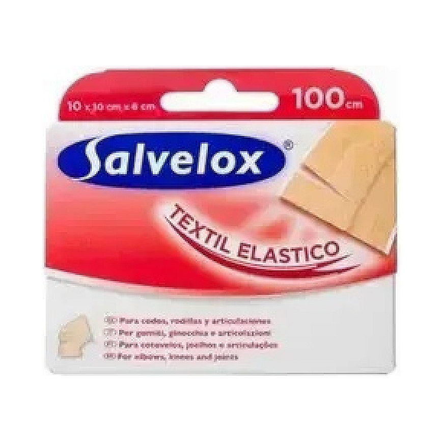 Salvelox tekstiilist elastsed plaastrid 12x10 cm