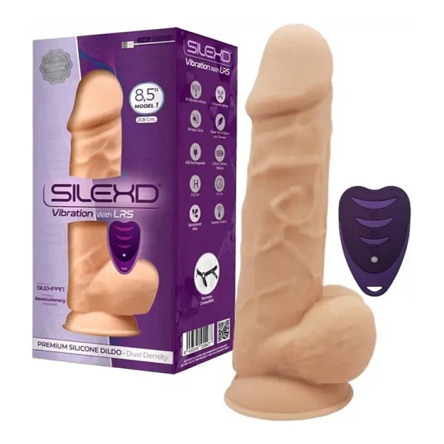 Silexd vibratorius su nuotolinio valdymo pultu 21,5 cm vibracija + LRS minkštimas – 2