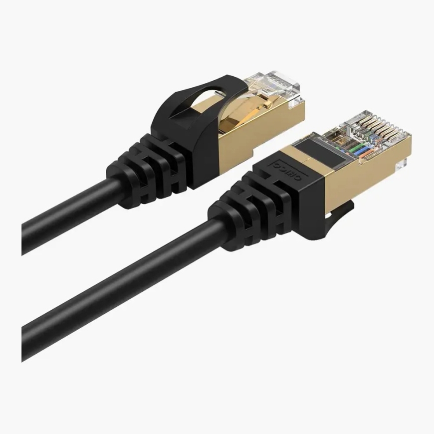 Orico PUG-C7 сетевой кабель Ethernet LAN | Cat7 | круглый | 10Gbps | 2m | чёрный – 3