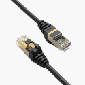 Orico PUG-C7 Ethernet LAN võrgukaabel | Cat7 | ümmargune | 10Gbps | 2m | must