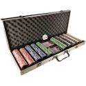 Extralink | Poker Game Set | 500 Chips, 2 Decks of Cards, Dice, Aluminum Case Extralink | Poker Game Set | 500 Chips, 2 Decks of Cards, Dice, Aluminum Case