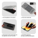 Kaitseklaas täisliimiga Easy-Stick IPHONE XS MAX must Kaitseklaas täisliimiga Easy-Stick IPHONE XS MAX must