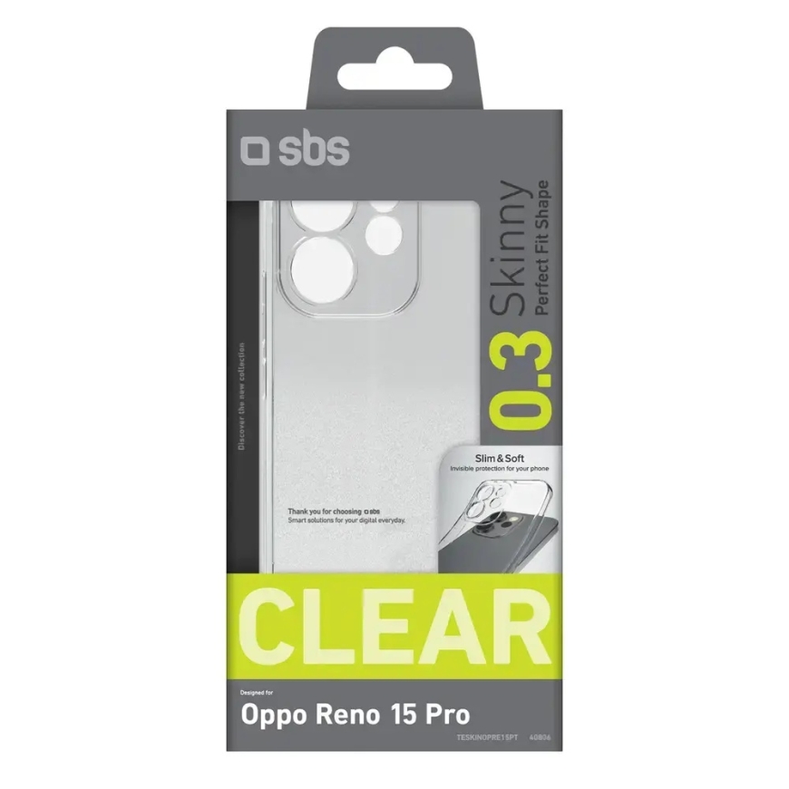SBS Skinny Cover Oppo Reno 15 Pro - Skaidrus – 2