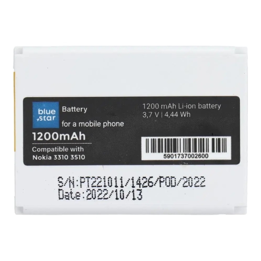 Akku Nokia 3310 / 3510 1200 mAh Blue Star