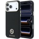 Чехол Guess Grained Round Strass Logo MagSafe для iPhone 18 Pro / 17 Pro - Черный Чехол Guess Grained Round Strass Logo MagSafe для iPhone 18 Pro / 17 Pro - Черный