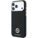 Чехол Guess Grained Round Strass Logo MagSafe для iPhone 18 Pro / 17 Pro - Черный Чехол Guess Grained Round Strass Logo MagSafe для iPhone 18 Pro / 17 Pro - Черный