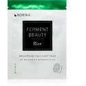 Korika "FermentBeauty Rice Brightening" sheet face mask (brightening sheet mask) 20 g Korika "FermentBeauty Rice Brightening" sheet face mask (brightening sheet mask) 20 g