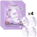 L'Oreal Filler Glass Skin Mask 4 x 25 g kirkastava naamiosetti L'Oreal Filler Glass Skin Mask 4 x 25 g kirkastava naamiosetti