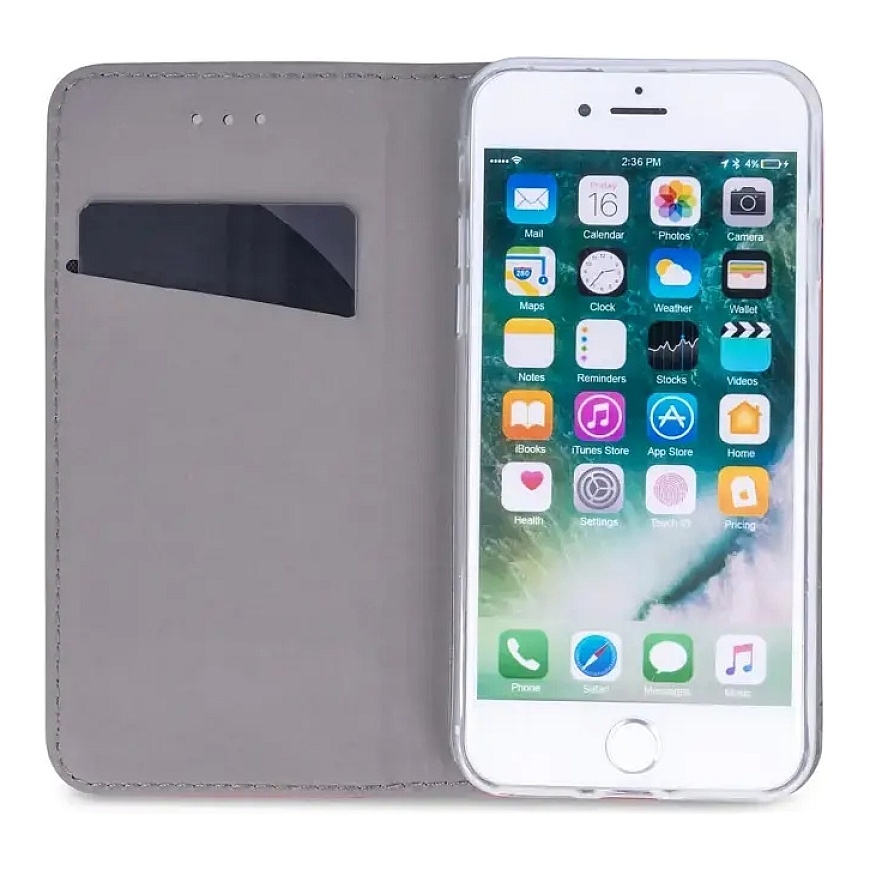 Умный магнитный чехол для Realme 8 / 8 Pro темно-синий – 3