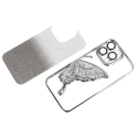 Tel Protect Butterfly Water maciņš telefonam iPhone 13 Pro sudraba krāsā Tel Protect Butterfly Water maciņš telefonam iPhone 13 Pro sudraba krāsā