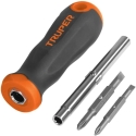 Drill Screwdriver with Interchangeable Bits, 6 Functions Truper® Drill Screwdriver with Interchangeable Bits, 6 Functions Truper®