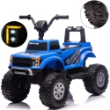 Ford F-150 Raptor Milly Mally elektrinis važiuojamas automobilis mėlynos spalvos Ford F-150 Raptor Milly Mally elektrinis važiuojamas automobilis mėlynos spalvos