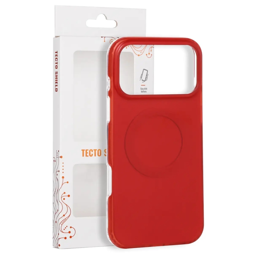 Tecto Shield Mistiq Mag ümbris iPhone 17 Pro Max 6,9" / 18 Pro Max 6,9" punane