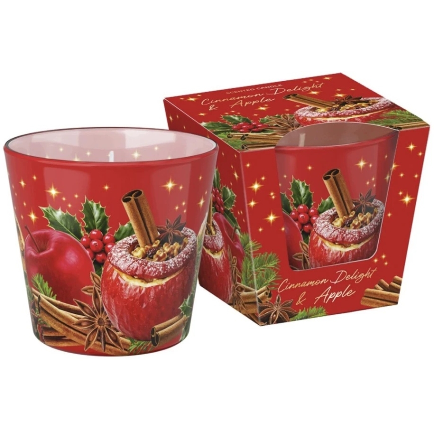Mondex Aroomiküünal klaasis CINNAMON DELIGHTS APPLE 115 g
