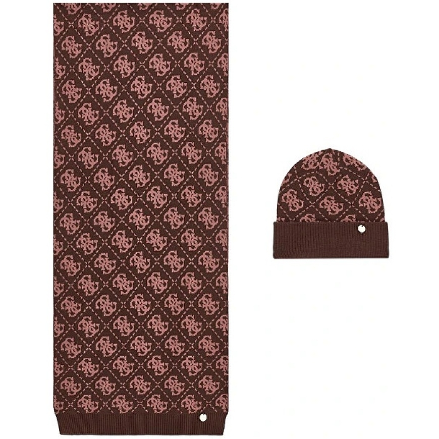 Guess Women's Set – Beanie Hat and Scarf GFBOXWP6401-BWL