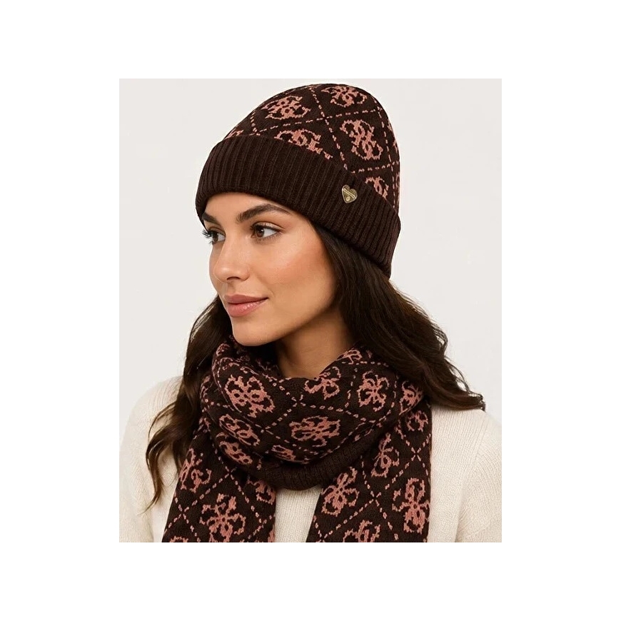 Guess Женский набор – шапка и шарф Beanie GFBOXWP6401-BWL – 2