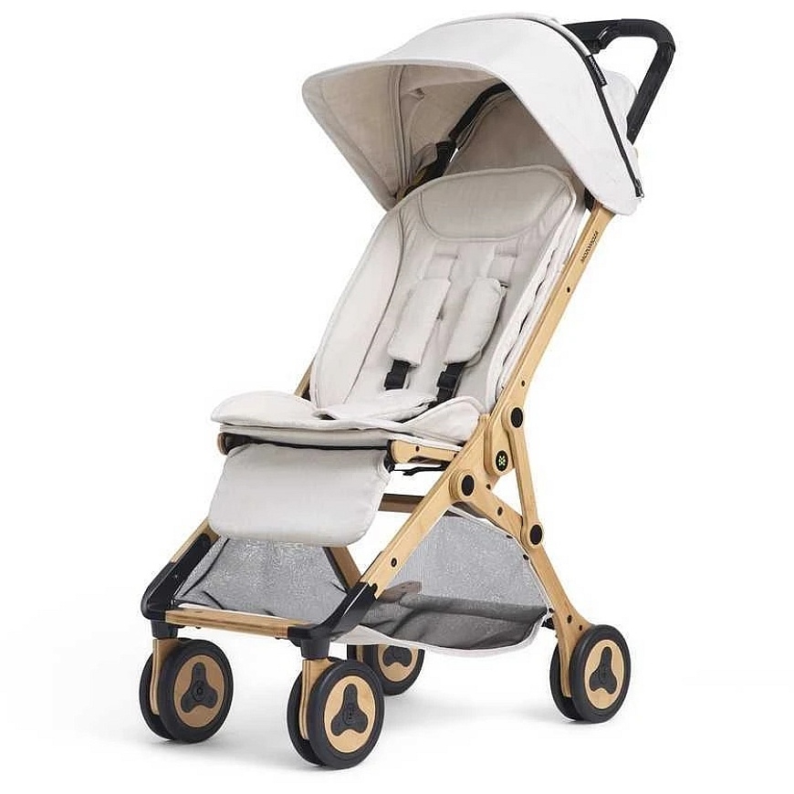 Mozomoza Bamboo Stroller Panda – Sand Color – 5