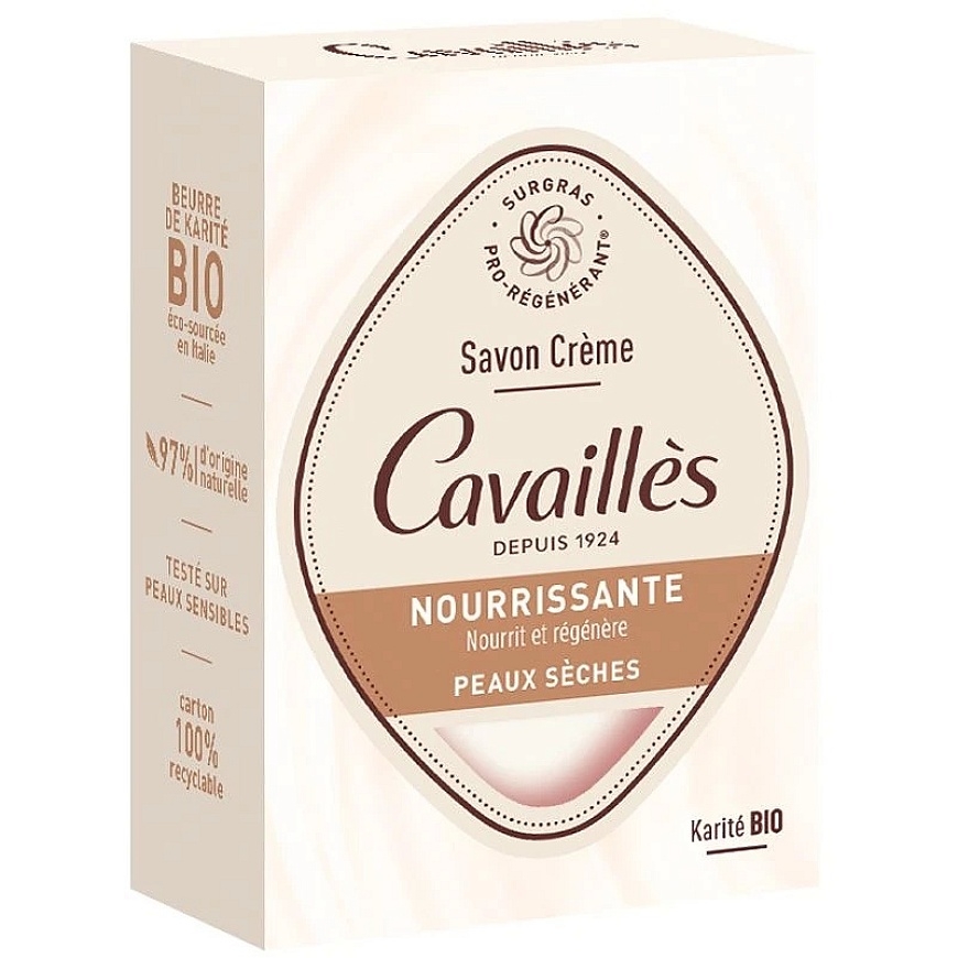 Roge Cavailles Pro-Regenerating Karite maitininantis Soap Bar, 100 g – 2