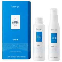 Lunex System Light Set Kemon: Valgivad juuksekreem, 90 ml + Juuste aktiveerimise kreem, 180 ml