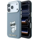 Karl Lagerfeld Smooth Choupette Sketch MagSafe -kotelo iPhone 18 Pro / 17 Pro vaaleansiniinen